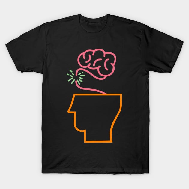BRAIN DOESN'T CONNECT T-Shirt by osvaldoport76